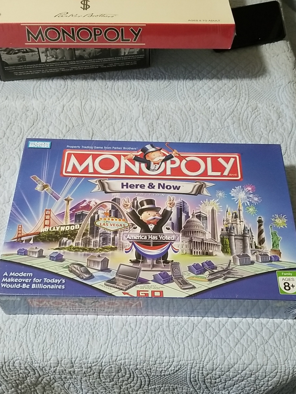 New Hasbro Monopoly Here & Now Edition Board Game New In Sealed Packaging